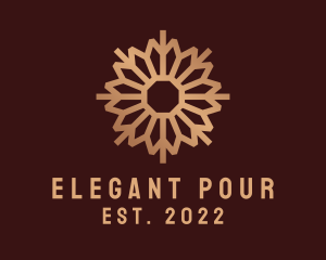 Elegant Flower Boutique  logo design