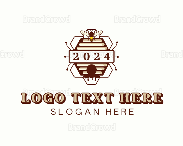 Natural Beehive Honey Logo | BrandCrowd Logo Maker