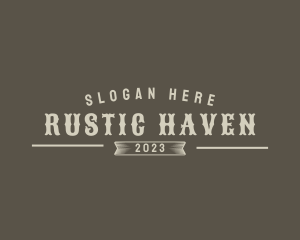 Rustic Western Business logo design