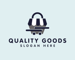Goods - Shopping Cart Market logo design