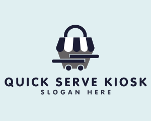Kiosk - Shopping Cart Market logo design