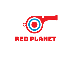 Red Whistle Target logo design