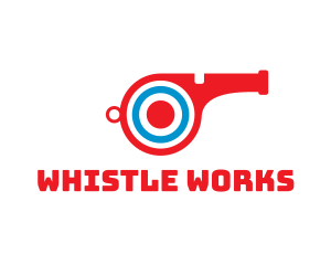 Red Whistle Target logo design