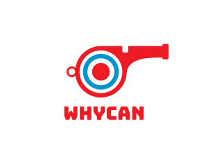 Red Whistle Target logo design