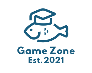 Blue Fish College  logo design