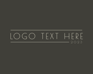 High End - Minimalist Company Business logo design
