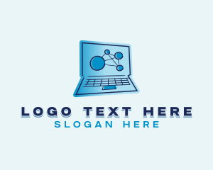 Slack - Software Programming Laptop logo design