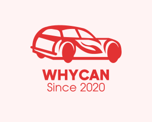 Car Dealer - Modern Red Car logo design