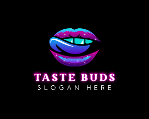 Naughty Erotic Tongue logo design