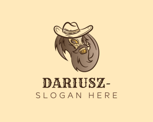 Texas - Cowboy Hat Skull logo design
