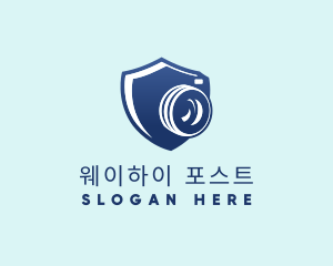 Surveillance Camera Shield  logo design