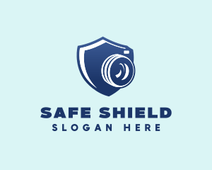 Surveillance Camera Shield  logo design