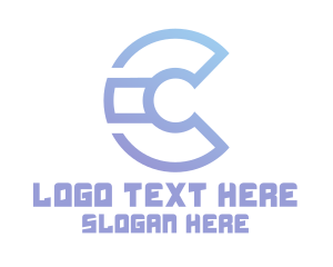 Technology - Modern C Technology logo design