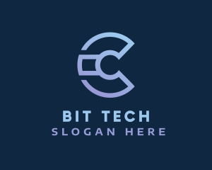 Modern C Technology logo design