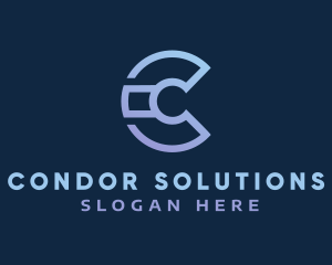 Modern C Technology logo design