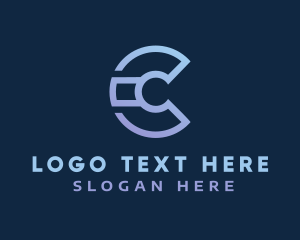 Modern C Technology logo design