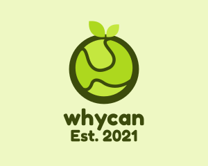 Store - Abstract Green Fruit logo design