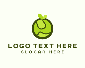 Produce - Organic Produce Fruit logo design