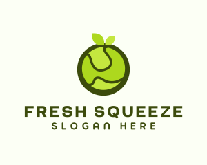 Juicer - Organic Produce Fruit logo design