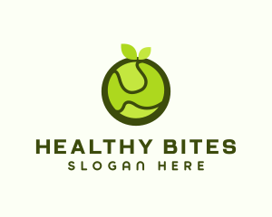 Organic Produce Fruit logo design