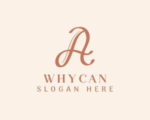 Styling Salon Letter A Logo