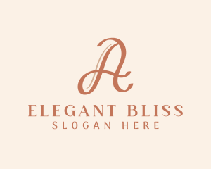 Elegant - Styling Salon Letter A logo design