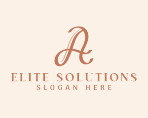 Hotel - Styling Salon Letter A logo design