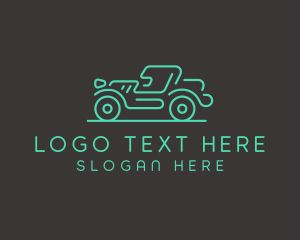 Minimalist Jeep Vehicle logo design