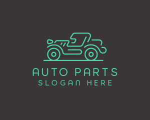 Minimalist Jeep Vehicle logo design