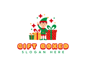 Christmas Elf Gift logo design