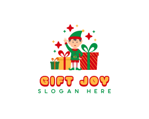 Christmas Elf Gift logo design