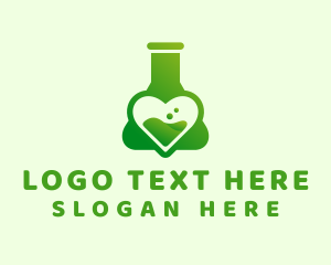 Love Potion Beaker Logo