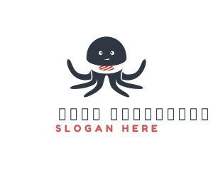 Mascot - Octopus Sushi Restaurant logo design
