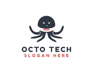 Octopus Sushi Restaurant  logo design