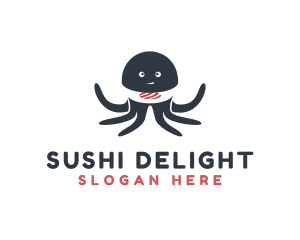 Octopus Sushi Restaurant  logo design