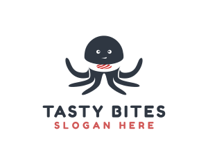 Octopus Sushi Restaurant  logo design
