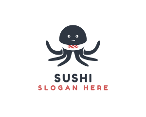 Octopus Sushi Restaurant  logo design