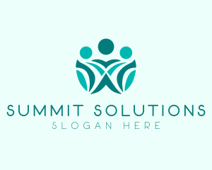 Community Social Volunteer logo design