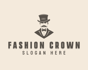 Fashion Tuxedo Gentleman logo design