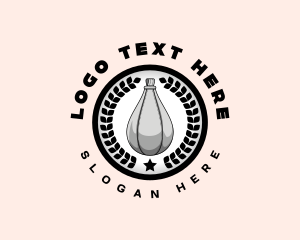 Hand Wrap - Boxing Training Gym logo design