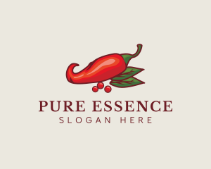 Ingredient - Red Spice Chili logo design