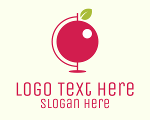 Red Cherry Globe Logo