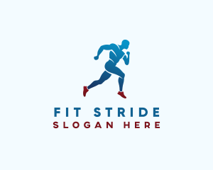 Jog - Sports Marathon Runner logo design