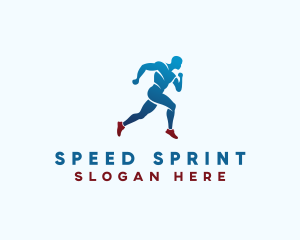 Runner - Sports Marathon Runner logo design