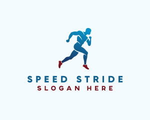 Runner - Sports Marathon Runner logo design