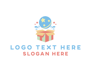 Box - Ball Toy Gift logo design