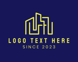 City - Modern Building Property logo design