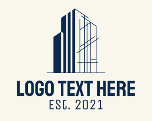 Building - Condominium Tower Builder logo design