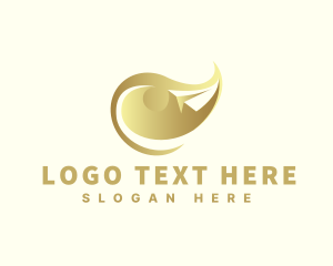 Logistics - Paper Plane Forwarding Shipment logo design