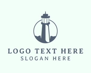 Seaside - Lighthouse Tower Coast logo design